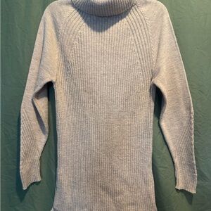 Women's Gray Turtleneck Sweater